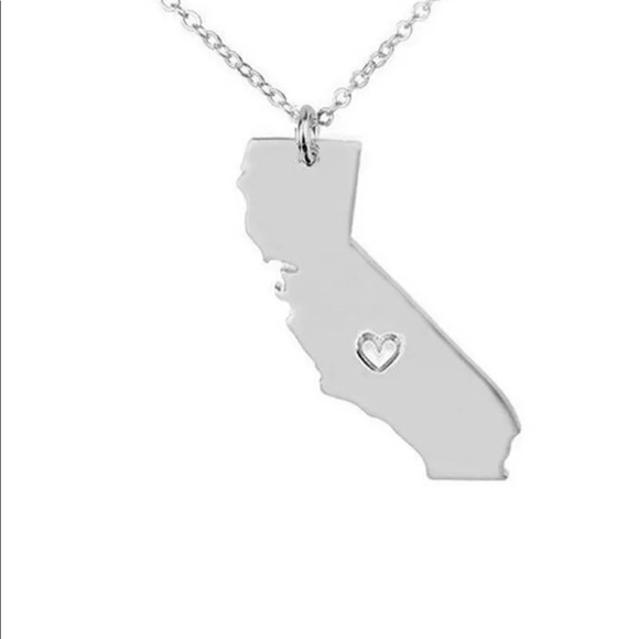 Pawsitively Posh Jewelry - {PIPER} California Love❤️home state heart necklace